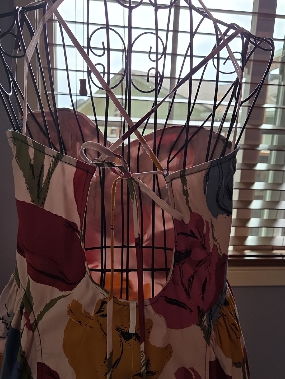 Cherish Printed Midi Dress - Picture 8 of 8